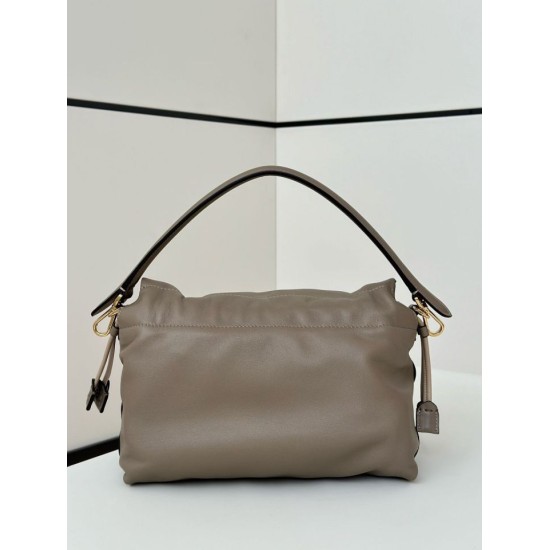 Replica Fendi Mamma Baguette Medium/Large Bag Nappa Gray Replica Fendi Mamma Baguette Medium/Large Bag Nappa Gray