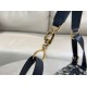 Replica Dior Small/Medium D-Journey Bag Dior Oblique Jacquard Blue Replica Dior Small/Medium D-Journey Bag Dior Oblique Jacquard Blue