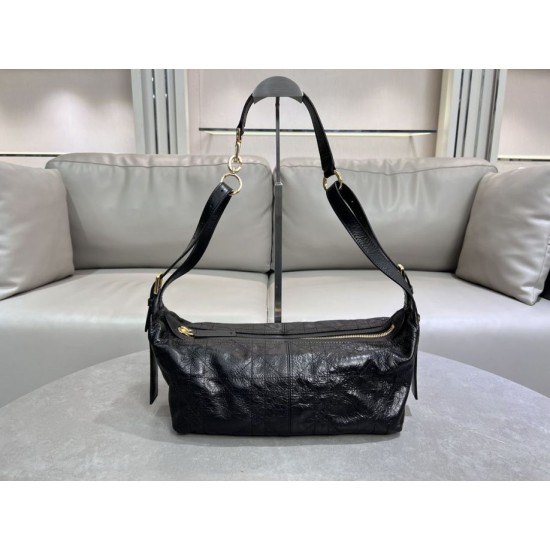 Dior Small/Medium D-Journey Flat Macrocannage Bag Crinkled Black Dior Small/Medium D-Journey Flat Macrocannage Bag Crinkled Black