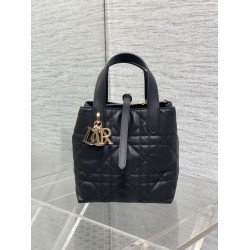 Replica Dior Small/Medium Dior Toujours Vertical Tote Bag Black