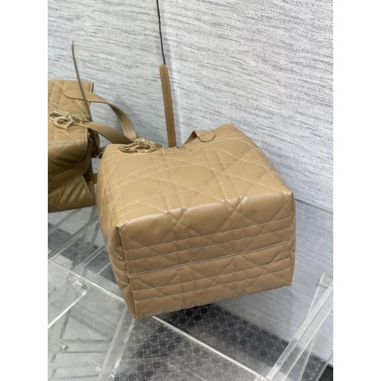 Replica Dior Small/Medium Dior Toujours Vertical Tote Bag Brown Replica Dior Small/Medium Dior Toujours Vertical Tote Bag Brown