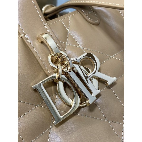 Replica Dior Small/Medium Dior Toujours Vertical Tote Bag Brown Replica Dior Small/Medium Dior Toujours Vertical Tote Bag Brown