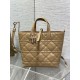 Replica Dior Small/Medium Dior Toujours Vertical Tote Bag Brown Replica Dior Small/Medium Dior Toujours Vertical Tote Bag Brown