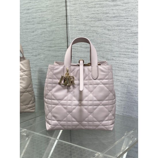 Replica Dior Small/Medium Dior Toujours Vertical Tote Bag Pink Replica Dior Small/Medium Dior Toujours Vertical Tote Bag Pink