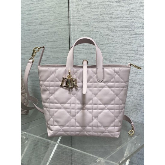 Replica Dior Small/Medium Dior Toujours Vertical Tote Bag Pink Replica Dior Small/Medium Dior Toujours Vertical Tote Bag Pink