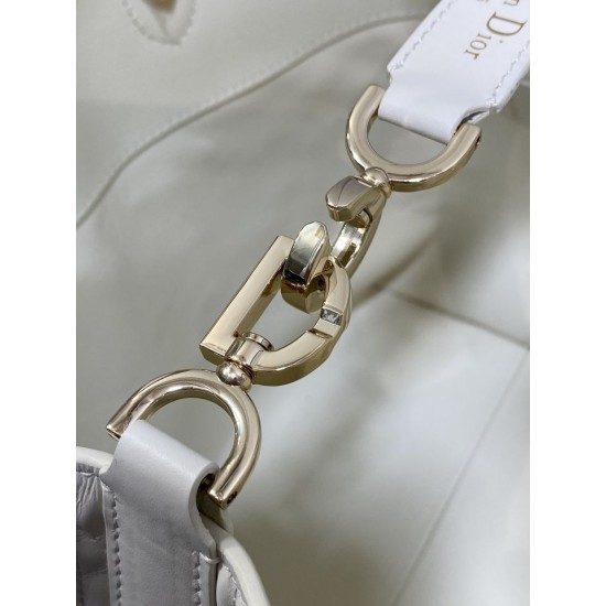 Replica Dior Small/Medium Dior Toujours Vertical Tote Bag White Replica Dior Small/Medium Dior Toujours Vertical Tote Bag White