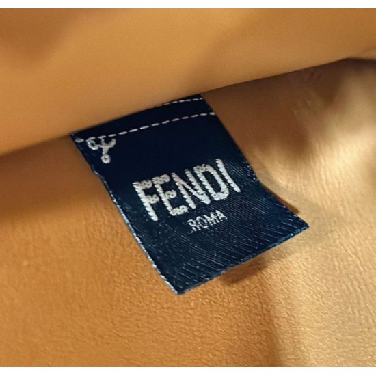 Replica Fendi Peekaboo ISeeU Small Selleria bag with 556 hand-sewn topstitches Brown Replica Fendi Peekaboo ISeeU Small Selleria bag with 556 hand-sewn topstitches Brown