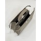 Replica Fendi Peekaboo ISeeU Small Selleria bag with 556 hand-sewn topstitches Gray Replica Fendi Peekaboo ISeeU Small Selleria bag with 556 hand-sewn topstitches Gray