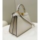 Replica Fendi Peekaboo ISeeU Small Selleria bag with 556 hand-sewn topstitches Beige Replica Fendi Peekaboo ISeeU Small Selleria bag with 556 hand-sewn topstitches Beige
