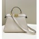 Replica Fendi Peekaboo ISeeU Small Selleria bag with 556 hand-sewn topstitches Beige Replica Fendi Peekaboo ISeeU Small Selleria bag with 556 hand-sewn topstitches Beige