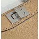 Replica Fendi Peekaboo ISeeU Small Selleria bag with 556 hand-sewn topstitches Brown Replica Fendi Peekaboo ISeeU Small Selleria bag with 556 hand-sewn topstitches Brown