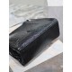 Replica YSL Saint Laurent Niki Large Shopping Crinkled Vintage Bag Black