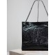 Replica YSL Saint Laurent Niki Large Shopping Crinkled Vintage Bag Black