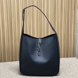 Replica YSL Saint Laurent le 5 à 7 Supple Large Bag Black