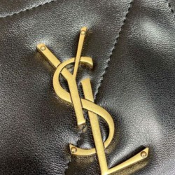 Replica YSL Saint Laurent Jamie 4.3 Large Pochon Shopping Bag Black