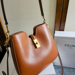 Replica Celine Small/Medium Camille 16 Soft Bag Brown