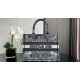 Replica Dior Medium Dior Book Tote Bag Embroidery with Multicolor Dior Around the World Motif Blue Replica Dior Medium Dior Book Tote Bag Embroidery with Multicolor Dior Around the World Motif Blue