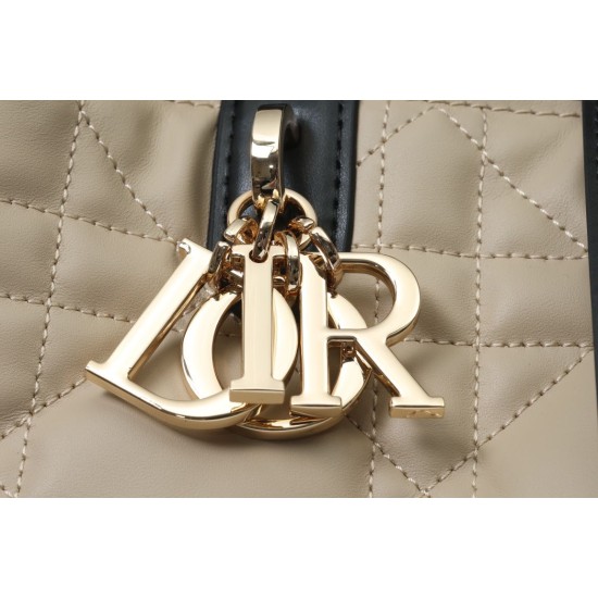 Replica Dior Medium Dior Toujours Macrocannage Bag Beige/Black Replica Dior Medium Dior Toujours Macrocannage Bag Beige/Black