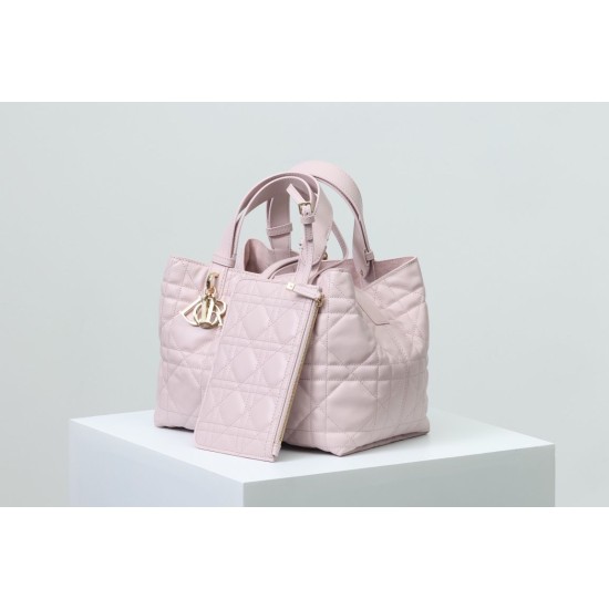 Replica Dior Small/Medium Dior Toujours Bag Macrocannage Pink Replica Dior Small/Medium Dior Toujours Bag Macrocannage Pink