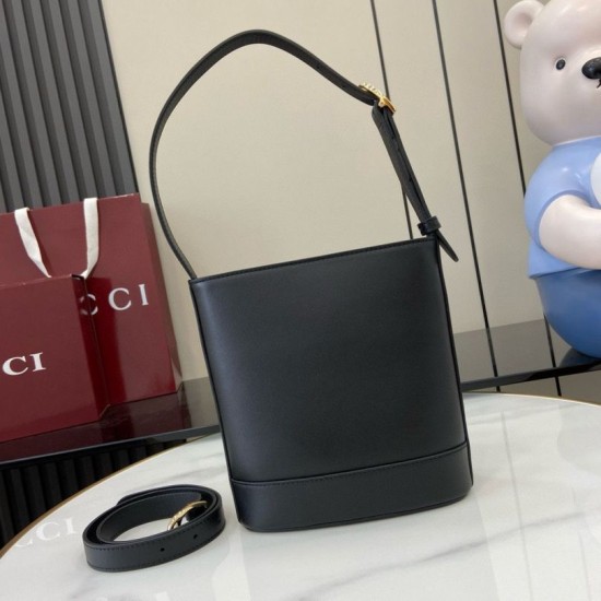 Replica Gucci 73 mini bucket bag 833665 Black