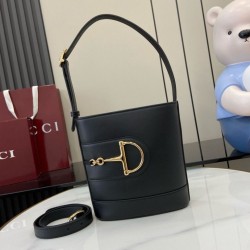 Replica Gucci 73 mini bucket bag 833665 Black