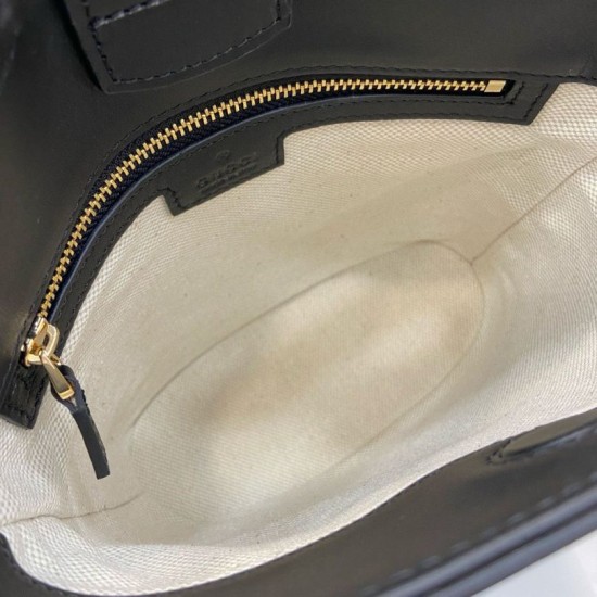 Replica Gucci 73 mini bucket bag 833665 Black