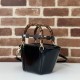 Replica Gucci Mini bamboo top handle tote bag 805832 Black