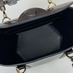 Replica Gucci Mini bamboo top handle tote bag 805832 Black
