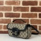 Replica Gucci 815206 Horsebit 1955 Soft small top handle bag Black