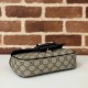 Replica Gucci 815206 Horsebit 1955 Soft small top handle bag Black