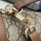 Replica Gucci 815206 Horsebit 1955 Soft small top handle bag Brown