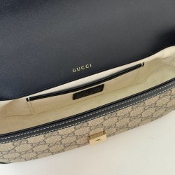 Replica Gucci 815206 Horsebit 1955 Soft small top handle bag Brown
