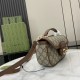 Replica Gucci 815206 Horsebit 1955 Soft small top handle bag Brown