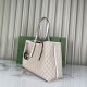 Replica Gucci GG Emblem Medium Tote Bag 815213 Beige