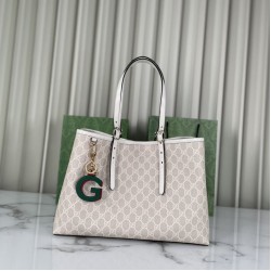Replica Gucci GG Emblem Medium Tote Bag 815213 Beige