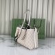 Replica Gucci GG Emblem small tote bag 815214 Beige