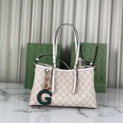 Replica Gucci GG Emblem small tote bag 815214 Beige