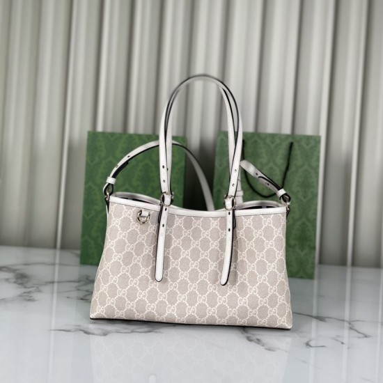Replica Gucci GG Emblem small tote bag 815214 Beige