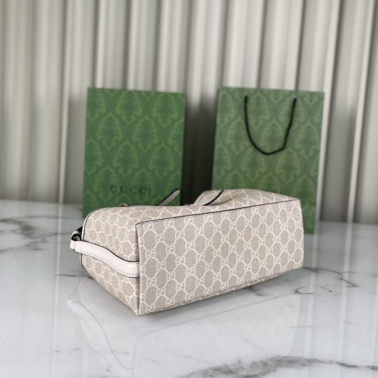Replica Gucci GG Emblem small tote bag 815214 Beige