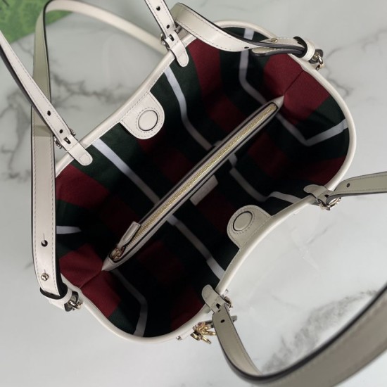 Replica Gucci GG Emblem small tote bag 815214 Beige