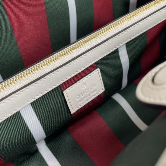 Replica Gucci GG Emblem small tote bag 815214 Beige