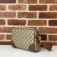 Replica Gucci 821155 GG Emblem small crossbody bag Brown