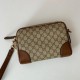 Replica Gucci 821155 GG Emblem small crossbody bag Brown