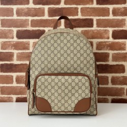 Replica Gucci 821159 GG Emblem medium backpack Brown