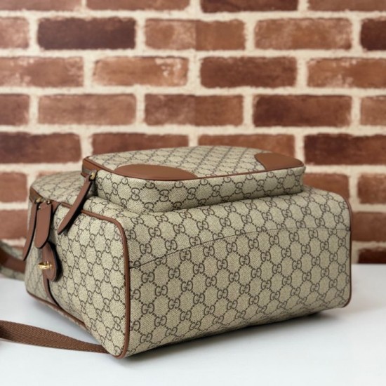 Replica Gucci 821159 GG Emblem medium backpack Brown