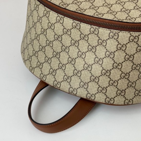 Replica Gucci 821159 GG Emblem medium backpack Brown