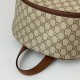 Replica Gucci 821159 GG Emblem medium backpack Brown