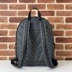 Replica Gucci 821159 GG Emblem medium backpack Black