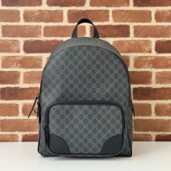 Replica Gucci 821159 GG Emblem medium backpack Black