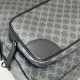 Replica Gucci 821159 GG Emblem medium backpack Black